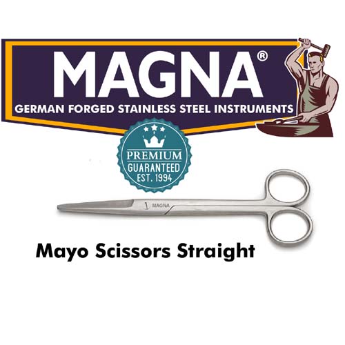 Mayo Sccissors Straight and Curved